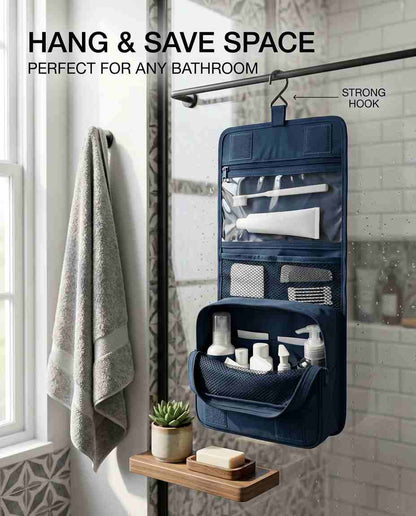 Hanging Multipurpose Foldable Toiletry Bag. Waterproof · TSA Ready · 152g - Dufelo