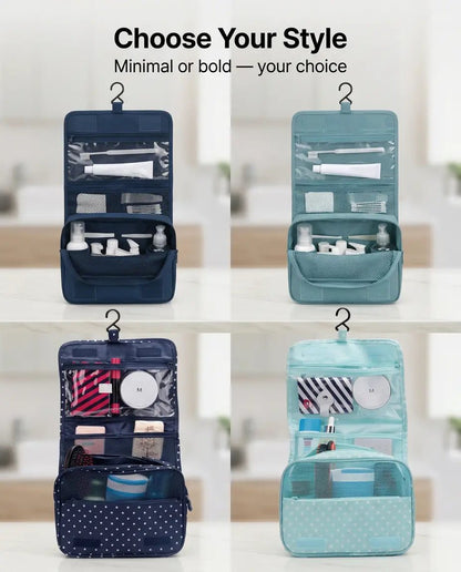 Hanging Multipurpose Foldable Toiletry Bag. Waterproof · TSA Ready · 152g - Dufelo